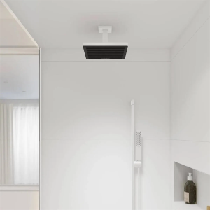 Потолочное подключение Hansgrohe Pulsify E 100 мм, белый матовый 24338700