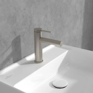 Смеситель для раковины Villeroy & Boch Loop & Friends матовый никель TVW10610215364