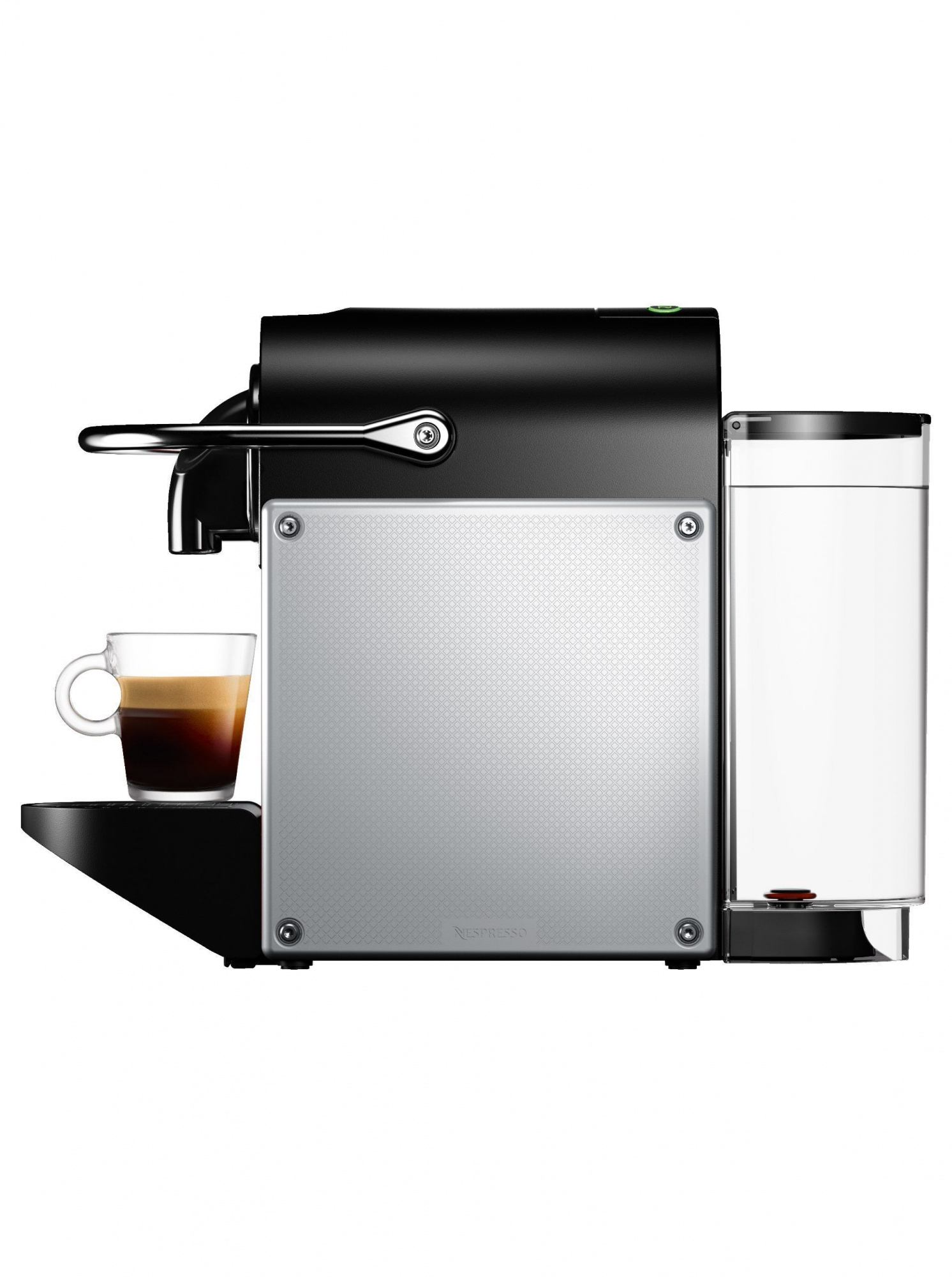Кофемашина капсульная De'Longhi Nespresso Pixie EN 124, серебристый