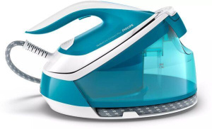 Парогенератор Philips PerfectCare Compact Plus GC7920/20, синий/белый