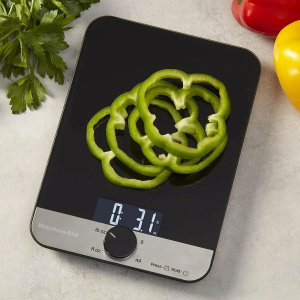 Электронные кухонные весы KitchenAid KQ908G, черный