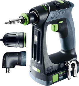 Аккумуляторная дрель-шуруповёрт Festool CXS 18 C 3,0-Set, 2×3,0 А·ч АКБ, ЗУ, Systainer