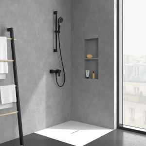 Смеситель для душа Villeroy & Boch Architectura Square матовый черный TVS125001000K5