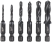 Набор комбинированных метчиков (6 шт.) Milwaukee 1/4" Hex Kombi-Gewindebohrer HSS-G 4932498267