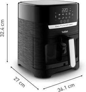 Фритюрница TEFAL EY5068 Easy Fry&Grill Vision, 4.2 л