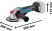 Аккумуляторная угловая шлифовальная машина Bosch GWX 18V-10 PSC Professional 06017B0800