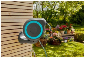 Катушка GARDENA RollUp XL 18630-20 черный/голубой 35 м