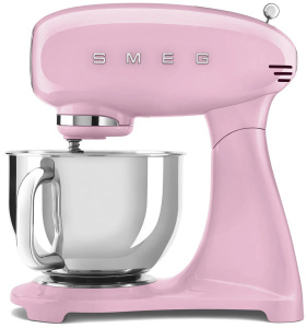 Миксер Smeg SMF03PKEU, розовый