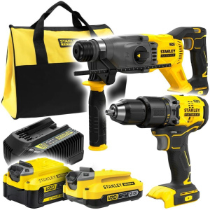 Ударный шуруповёрт и перфоратор Stanley Sfmck216Mds