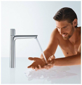 Смеситель для раковины (умывальника) hansgrohe Talis Select E 71753000, хром