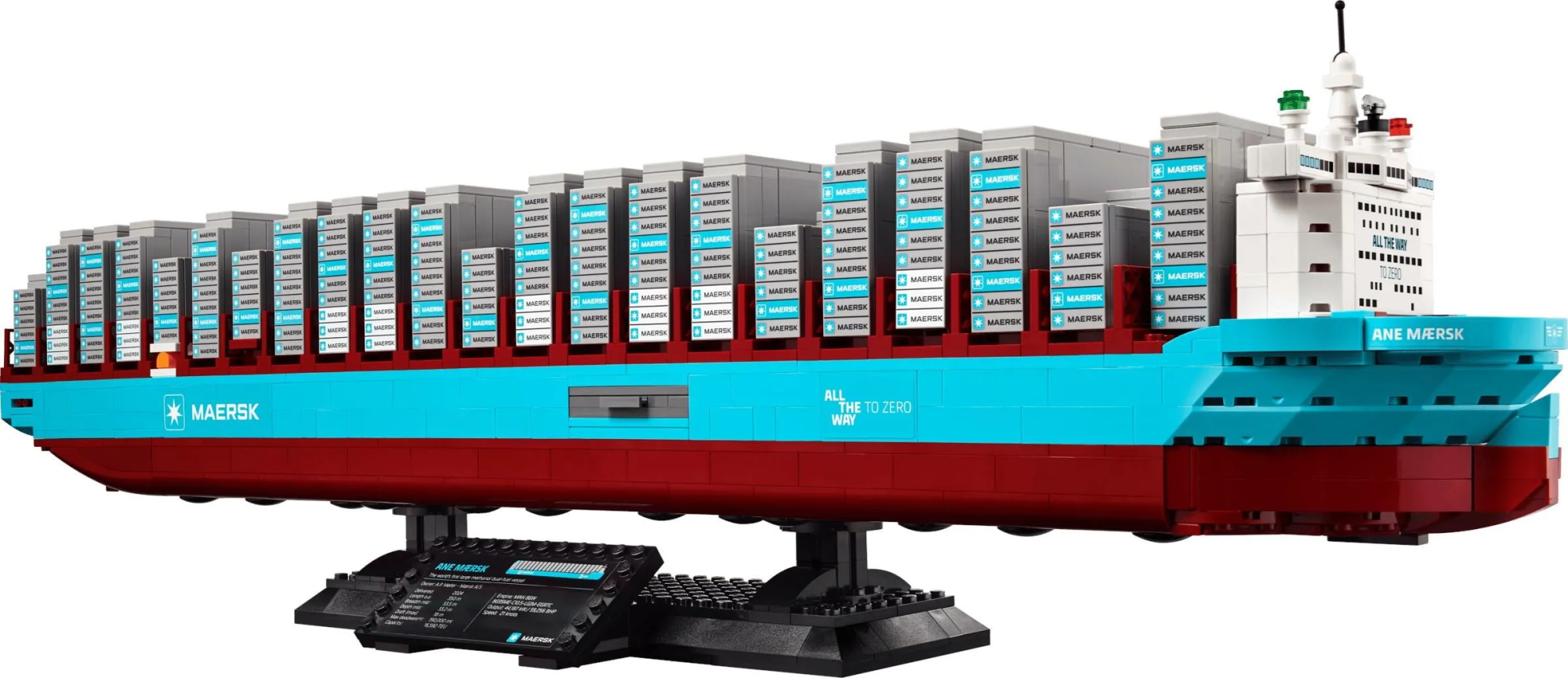 Конструктор LEGO 40955 Контейнеровоз с двухтопливным двигателем Maersk