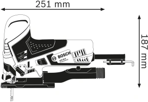 Лобзик Bosch GST 90 E 060158G000