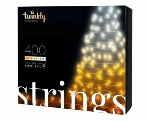 Гирлянда LED Twinkly Strings - 400 шт. (32 м) AWW + BT + Wi-Fi (TWS400GOP-BEU) Generation II