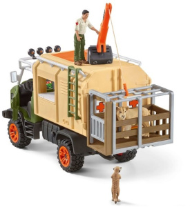 Игровой набор Schleich Большой ветеринарный спасательный грузовик 42475