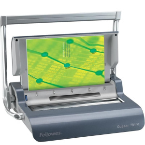 Брошюровщик Fellowes QUASAR WIRE серый