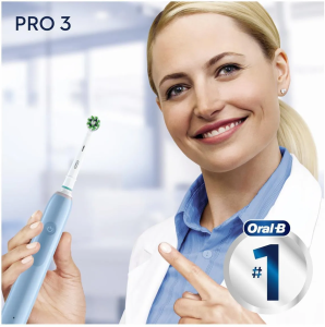 Электрическая зубная щётка Oral-B Pro 3 3000 CrossAction, с зарядной станцией