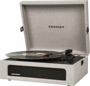 Виниловый проигрыватель Crosley Voyager, серый