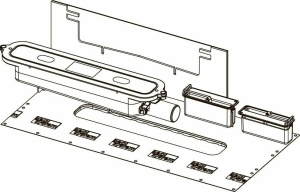 Сифон для душевого лотка TECE Drainprofile 673001 DN 40