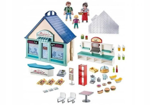 Конструктор Playmobil City Life - Портативный ресторан бар Imbis - Плеймобиль 70111