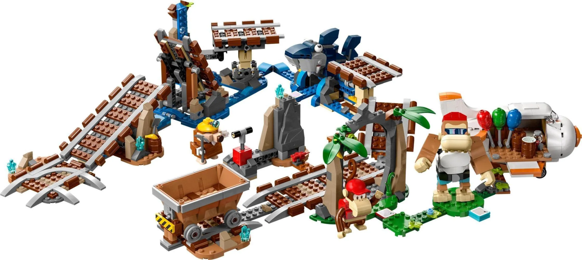 LEGO Super Mario 71425 Поездка в вагонетке Дидди Конга — набор расширения