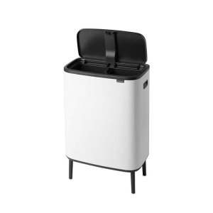 Мусорный бак Touch Bin Bo Hi (2 х 30 л), Белый Brabantia